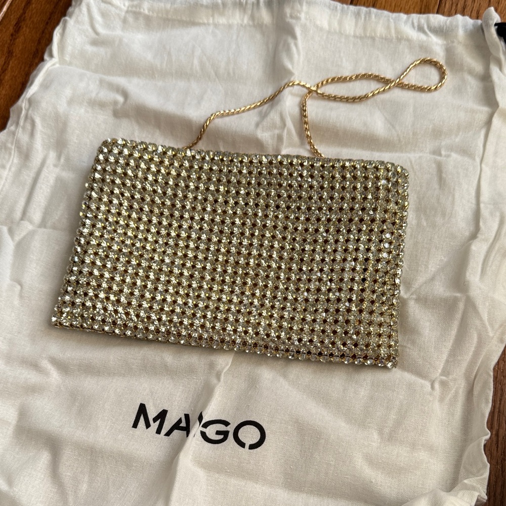 Mango Gold Evening Bag